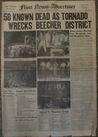 Newspaper front page