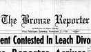 Header of The Bronze Reporter Newspaper